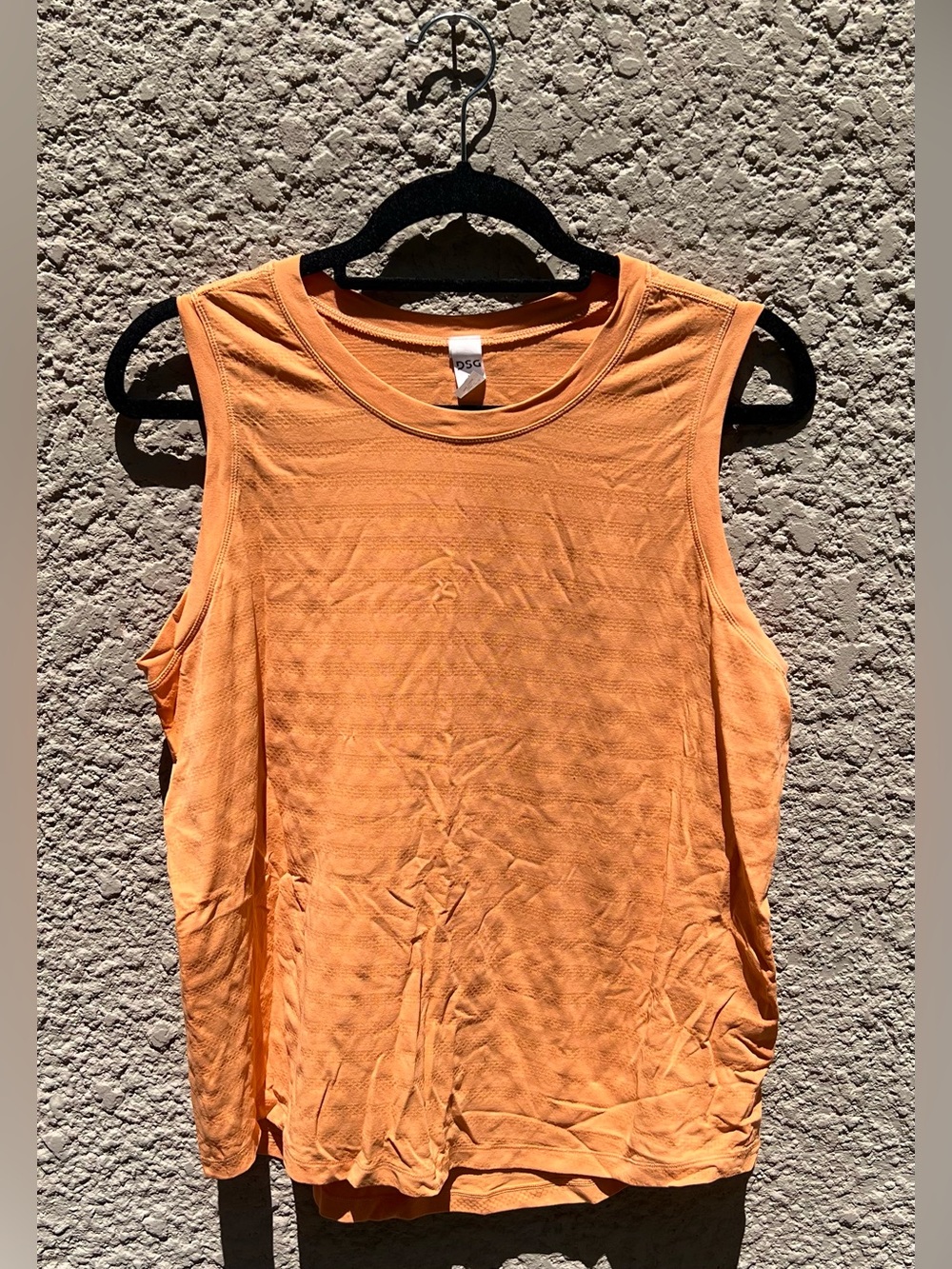 Orange workout tank